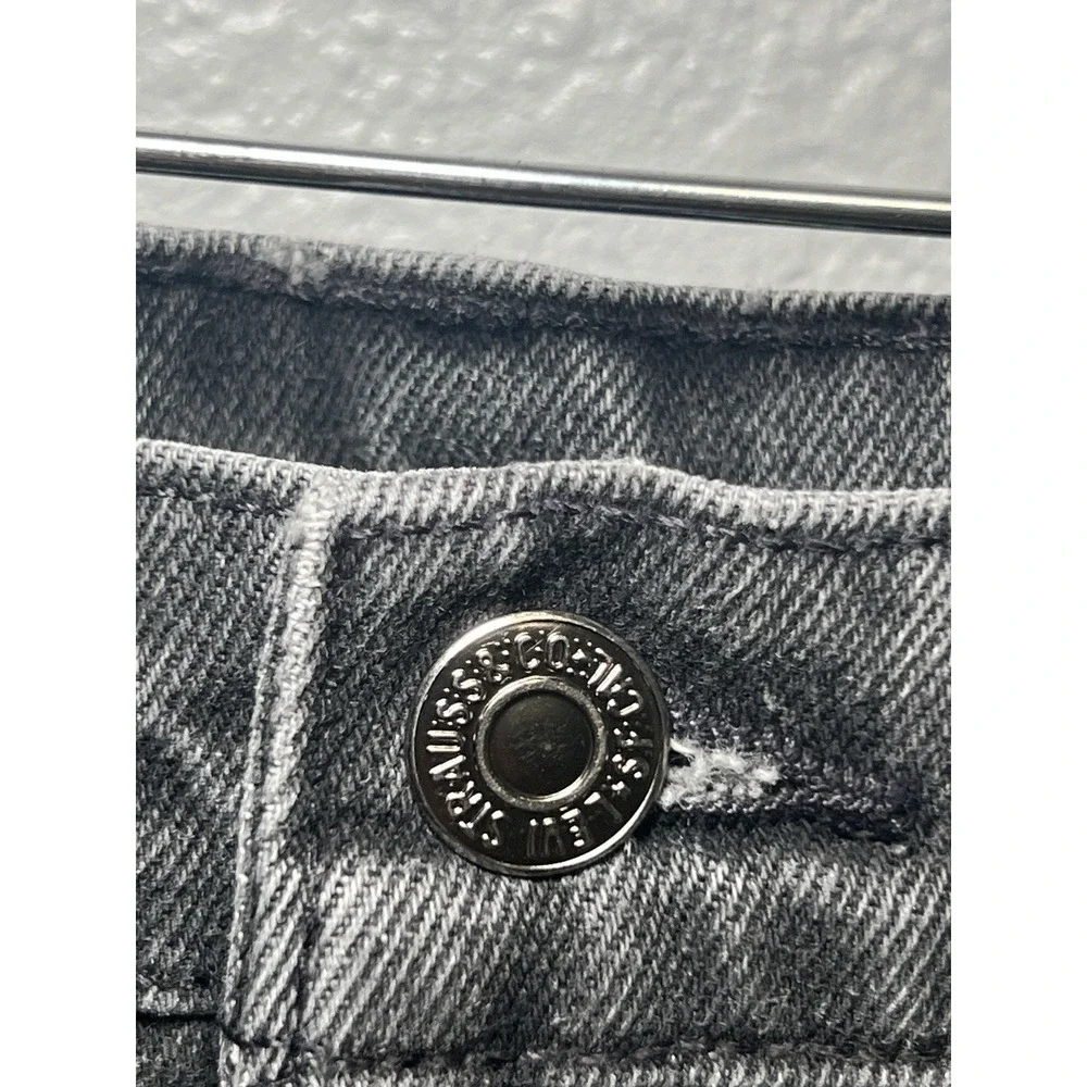 Levi Strauss Size34 (1996) 550 Washed Black Vintage Denim Jeans Orange Tab
